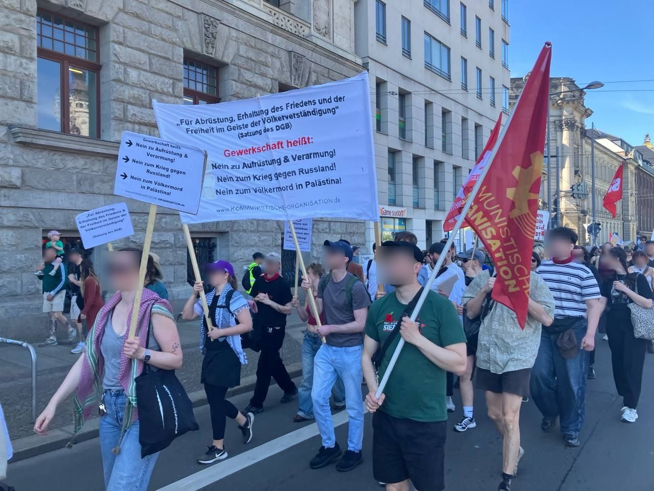 Gewerkschaft heißt: konsequent gegen Krieg, Völkermord und Verarmung!