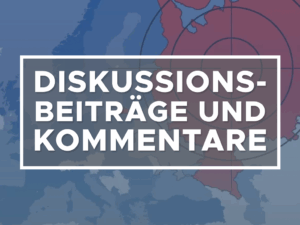 Diskussionsbeitrag: Krieg in der Ukraine