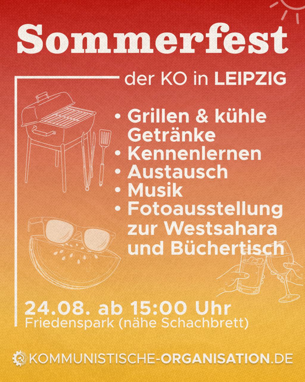 Kommt zum Sommerfest der KO!